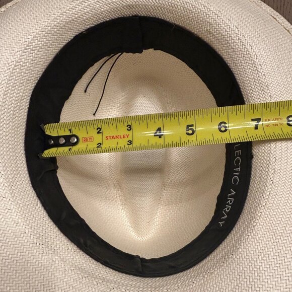 Eclectic Array "Falcon" fedora panama style hat - Picture 8 of 9